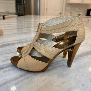 Michael Kors Tan Heels – Mirror Bronze Sole